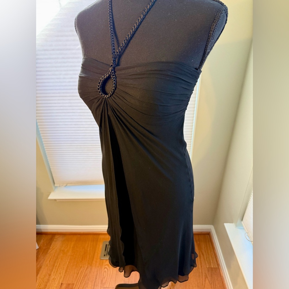 White House Black Market Black Strapless Dress
